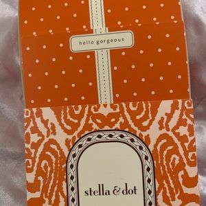 Stella & Dot gold Renegade Cluster bracelet